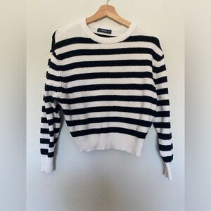 ZARA STRIPED KNIT SWEATER